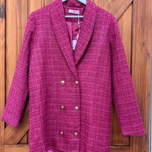 Buddylove Carey blazer in pink